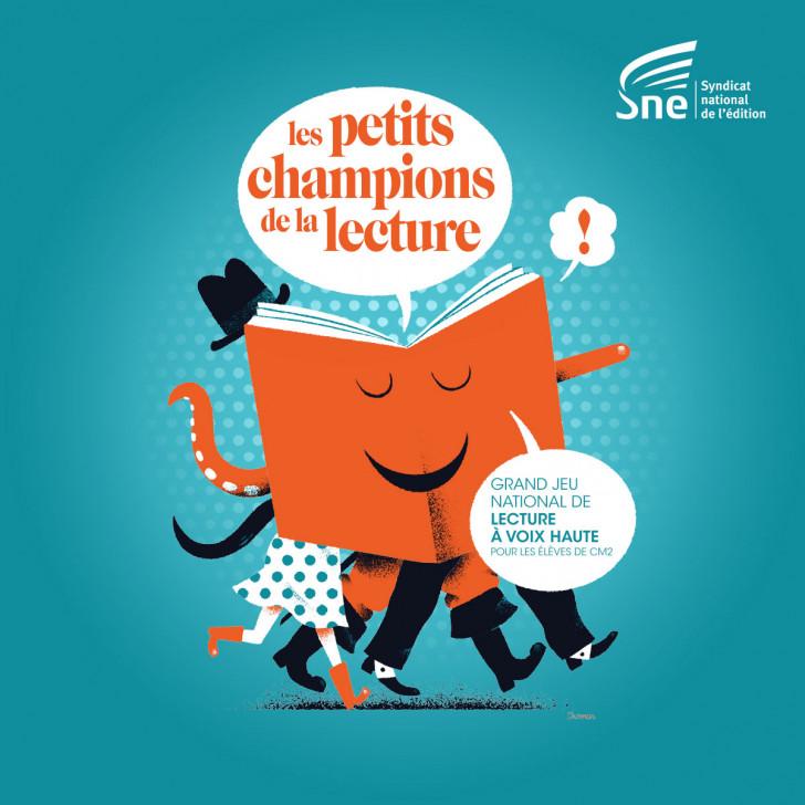 Les CM2 de M.Schmitt sont en demi finale du concours national « Les petits champions de la lecture »!