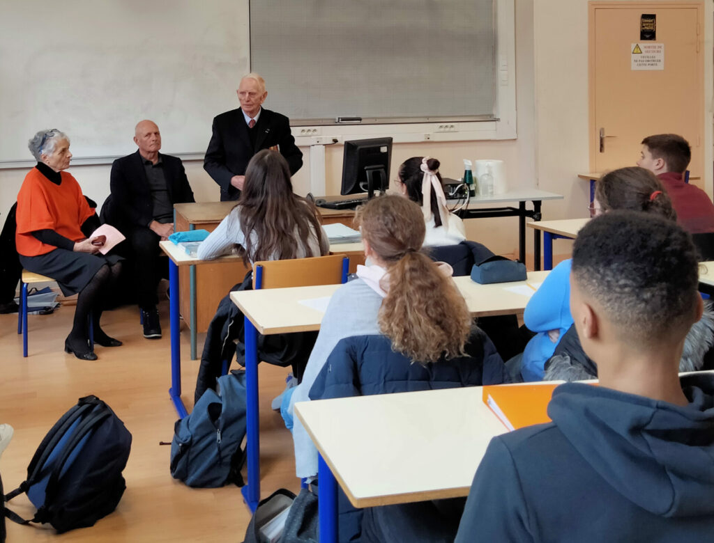 Les Troisième C ont rencontré M. Henri Mosson, un des derniers résistants de la Côte-d’Or 