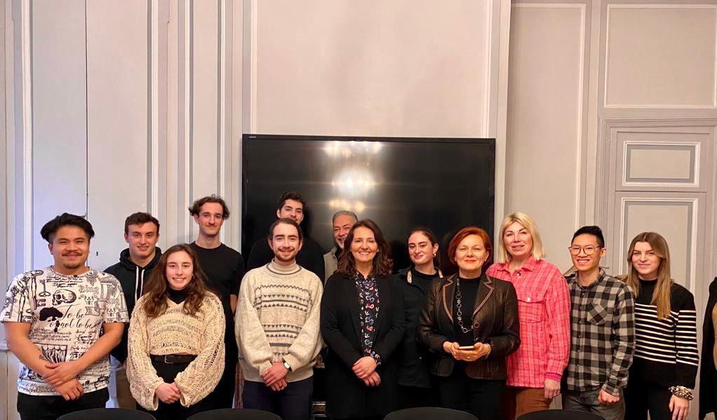 Nos étudiants en FCIL reçus par l&rsquo;adjointe au maire de Dijon déléguée au tourisme