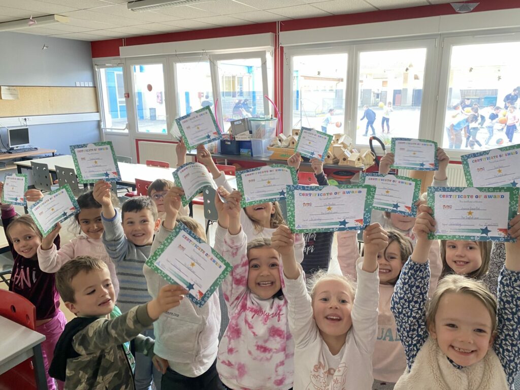 Diplôme d&rsquo;anglais pour nos élèves de maternelle