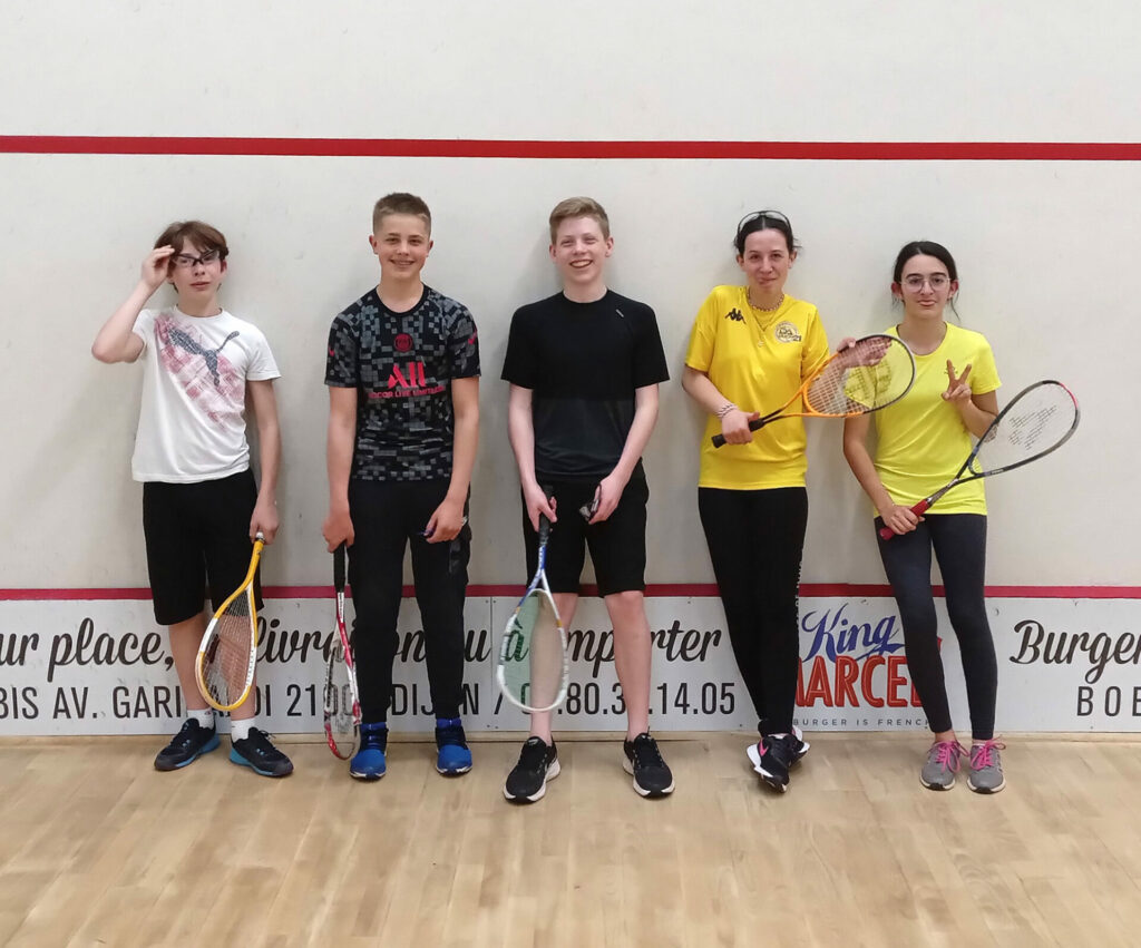 l&rsquo;AS UNSS multi-raquettes à la découverte du squash