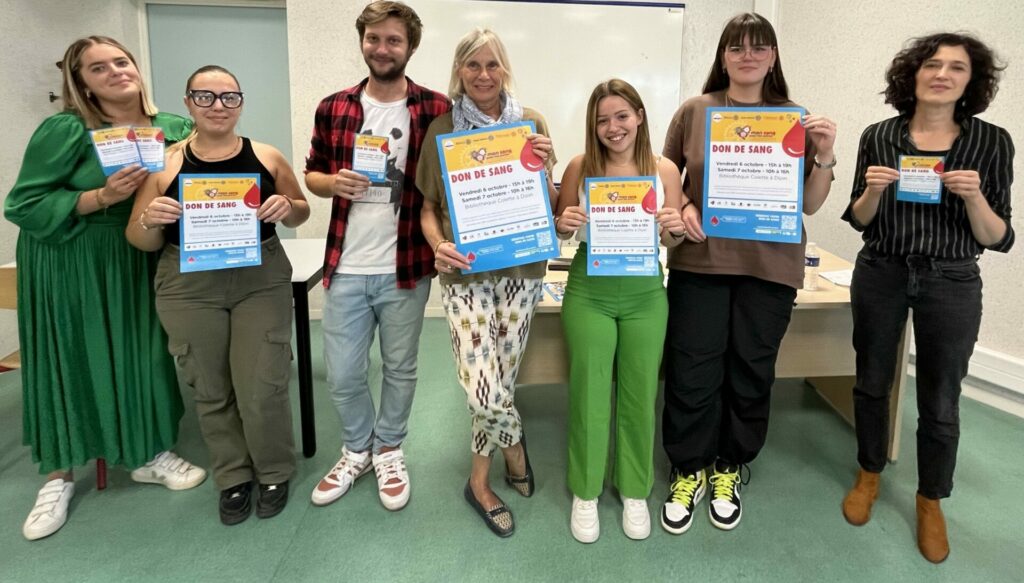 Les BTS Communication  mobilisés pour l&rsquo;action « Mon sang pour les autres »