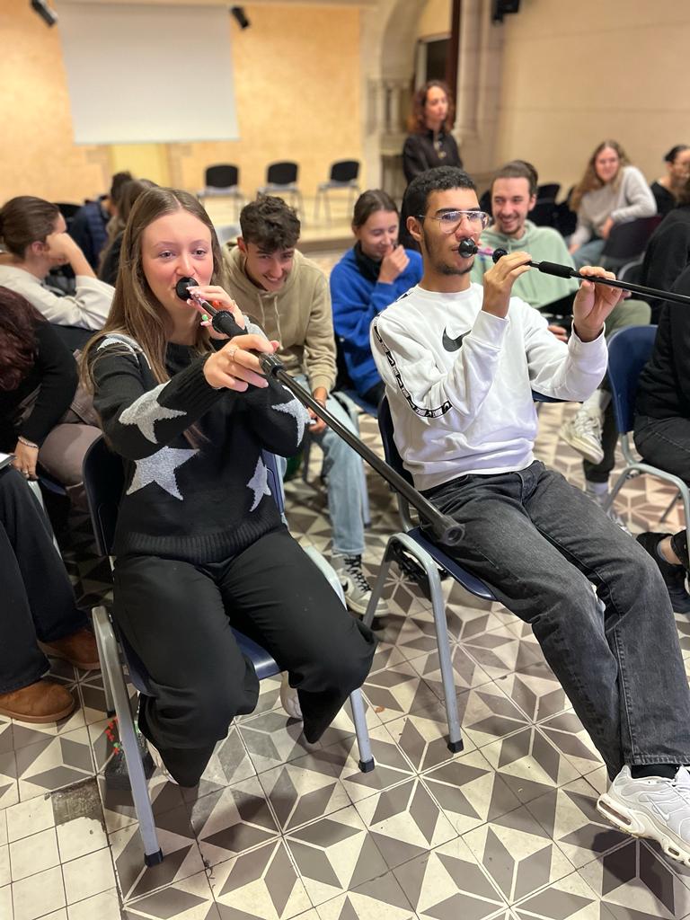 Les élèves de Première AEPA à la découverte de la sarbacane, une discipline handisport