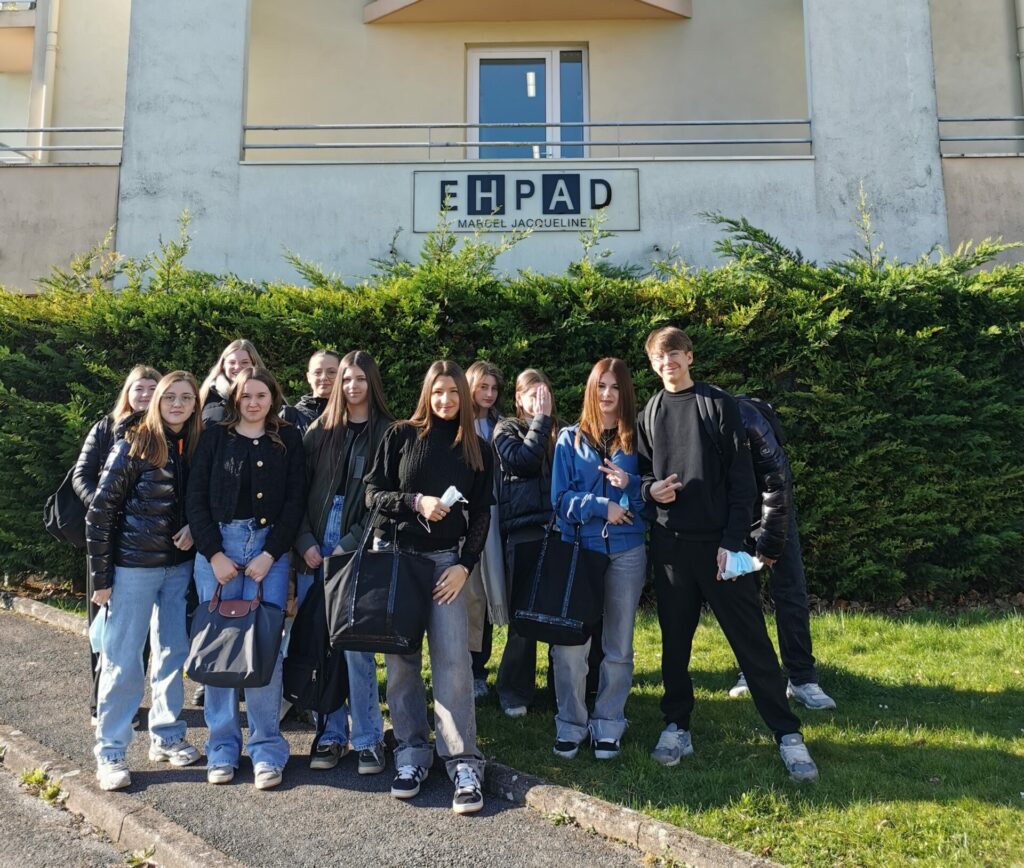 Les élèves de 3ème Prépa Métiers ont visité l&rsquo;EHPAD Marcel Jacquelinet