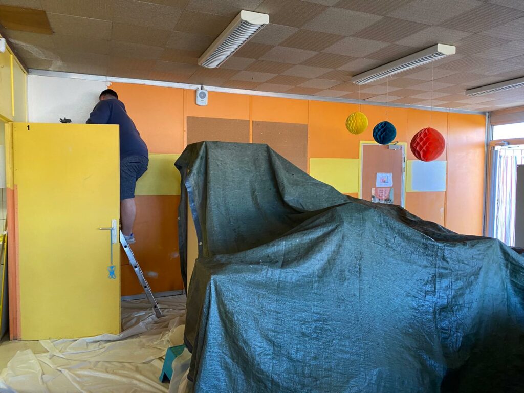 Journée travaux avec les parents de l&rsquo;APEL